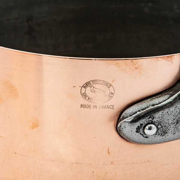 Set of Five Copper Pots