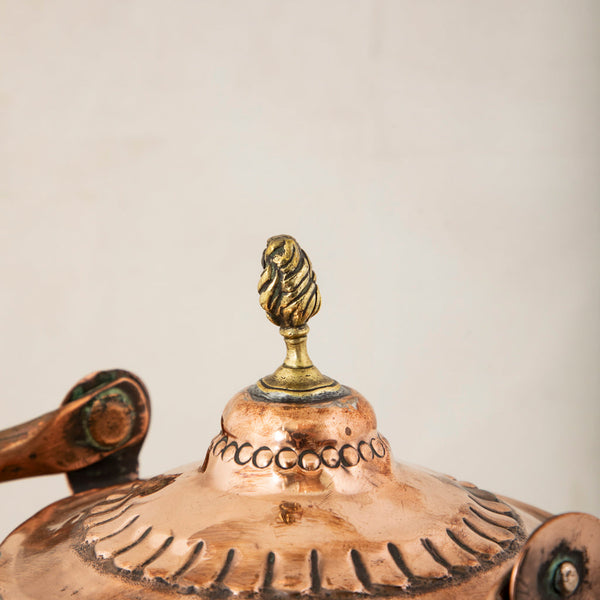 Copper Repousse Tea Kettle