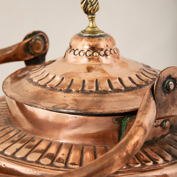 Copper Repousse Tea Kettle