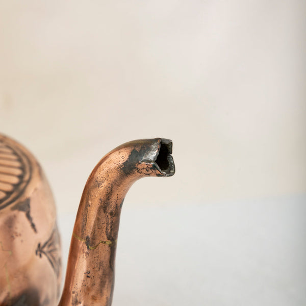 Copper Repousse Tea Kettle