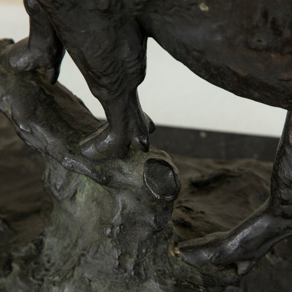 Bronze Wild Boar Sculpture