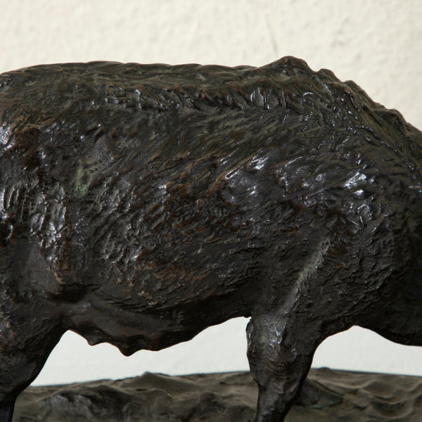 Bronze Wild Boar Sculpture