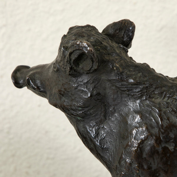 Bronze Wild Boar Sculpture