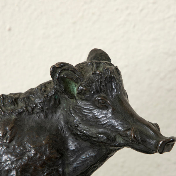 Bronze Wild Boar Sculpture
