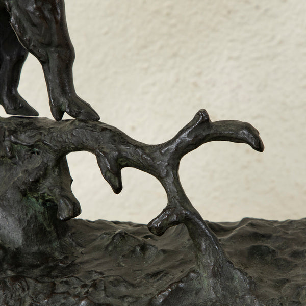 Bronze Wild Boar Sculpture