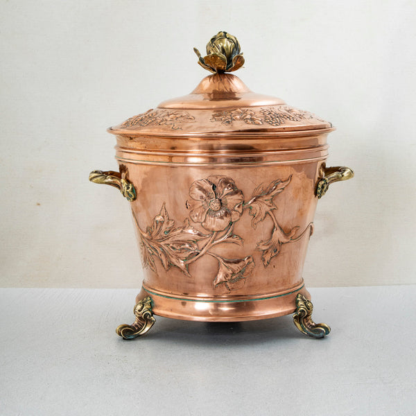Art Nouveau Copper Pot