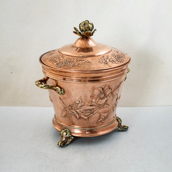 Art Nouveau Copper Pot