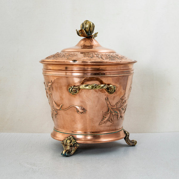 Art Nouveau Copper Pot