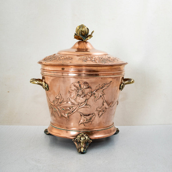 Art Nouveau Copper Pot