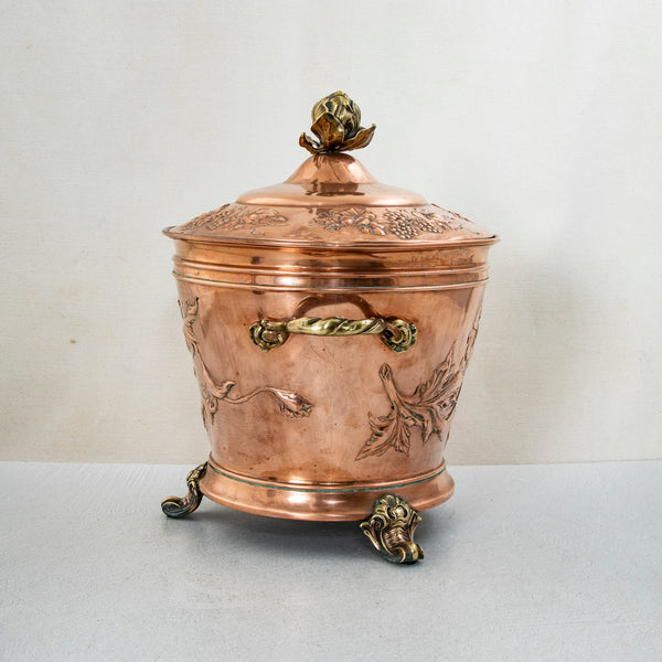 Art Nouveau Copper Pot