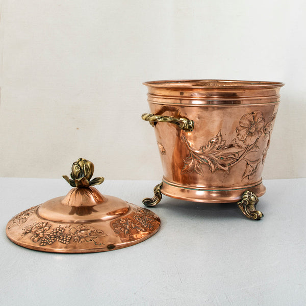 Art Nouveau Copper Pot