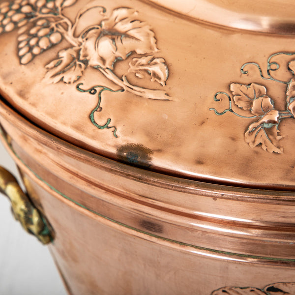 Art Nouveau Copper Pot