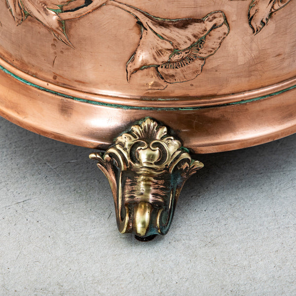 Art Nouveau Copper Pot