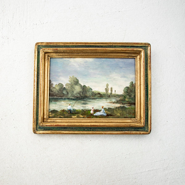 Set of Four Oil Paintings