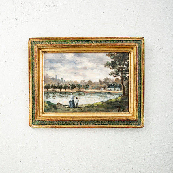 Set of Four Oil Paintings