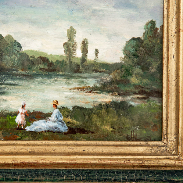 Set of Four Oil Paintings