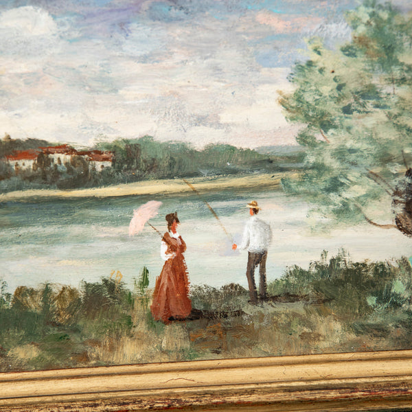 Set of Four Oil Paintings