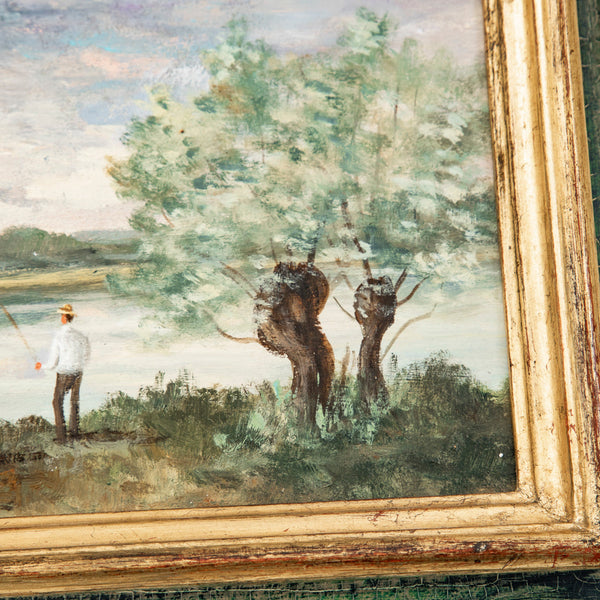 Set of Four Oil Paintings