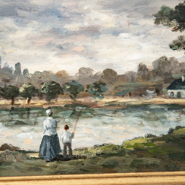 Set of Four Oil Paintings