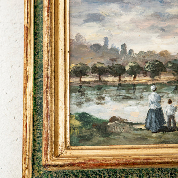 Set of Four Oil Paintings