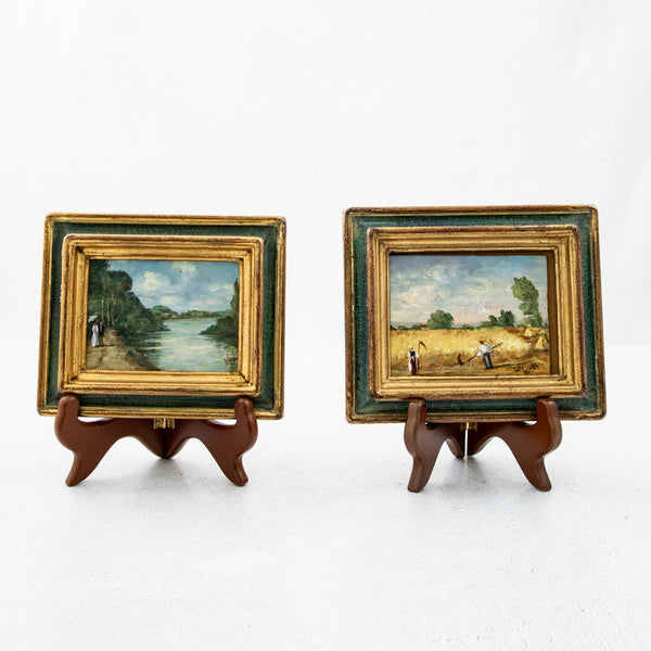 Pair of Oil Paintings