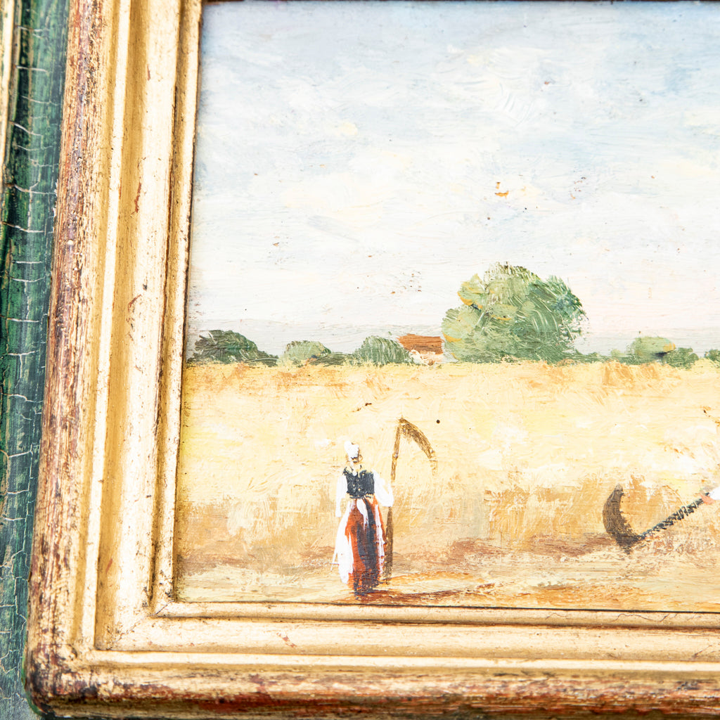 Pair of Oil Paintings - French Metro Antiques