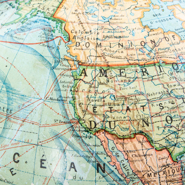 19th Century Terrestrial Globe