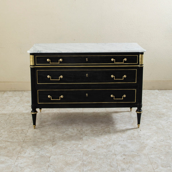 Louis XVI Black Chest