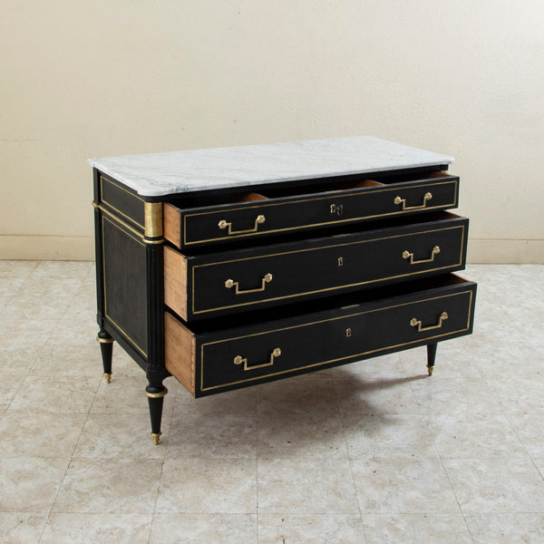 Louis XVI Black Chest