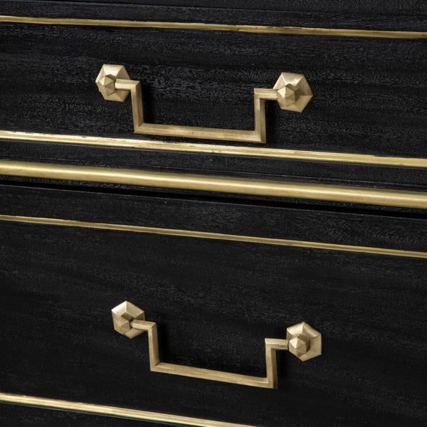 Louis XVI Black Chest