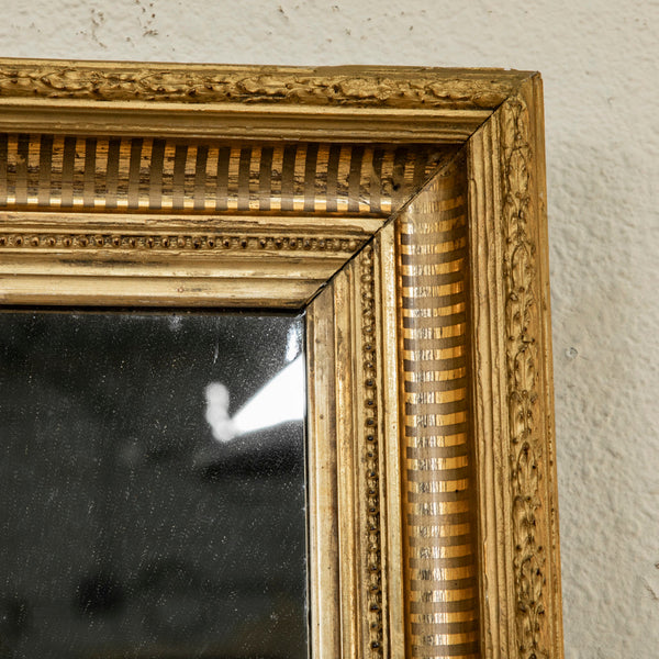 Louis XVI Giltwood Mirror