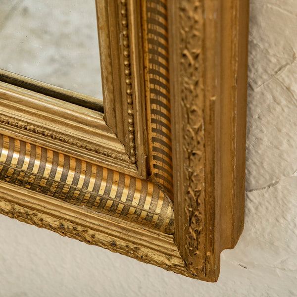 Louis XVI Giltwood Mirror