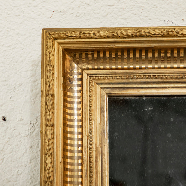 Louis XVI Giltwood Mirror