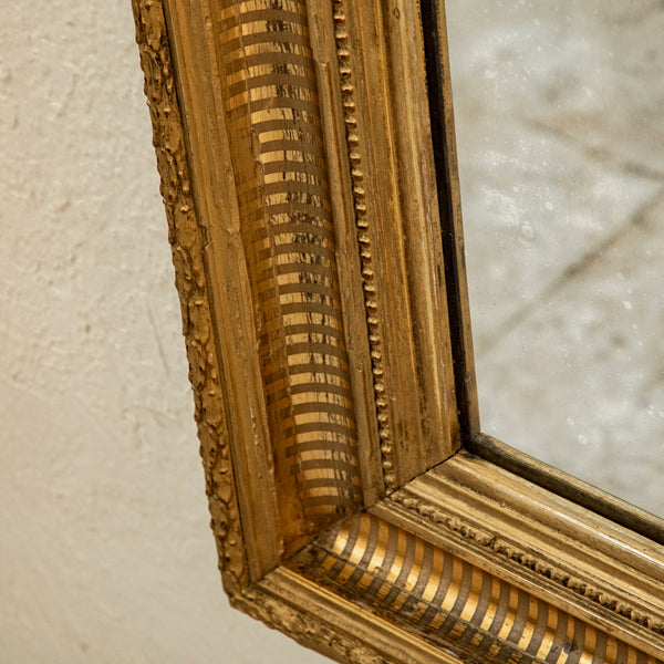 Louis XVI Giltwood Mirror