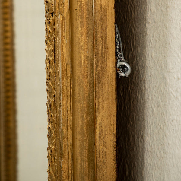 Louis XVI Giltwood Mirror