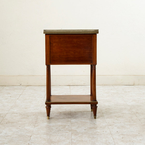 Directoire Walnut Nightstand