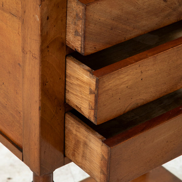 Directoire Walnut Nightstand