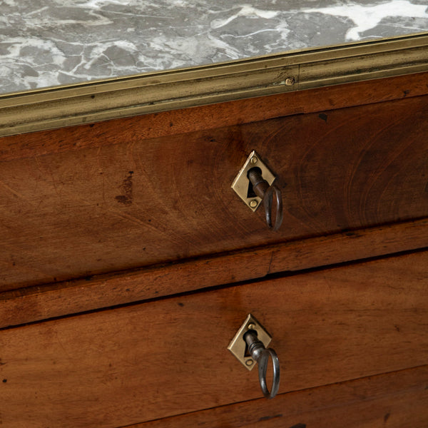 Directoire Walnut Nightstand