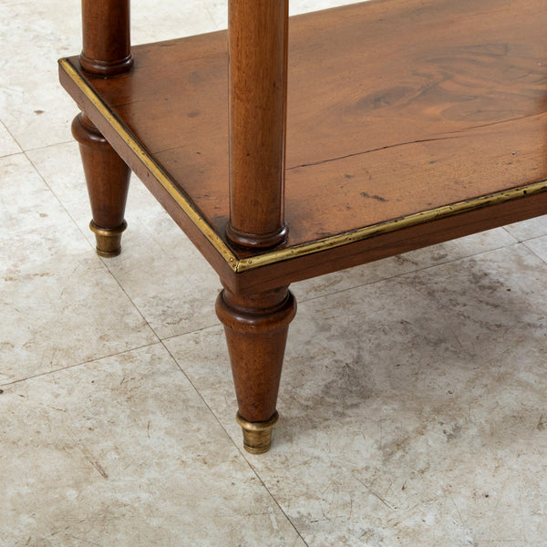 Directoire Walnut Nightstand