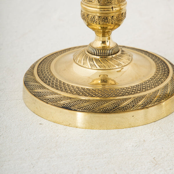 Pair of Bronze Candlesticks