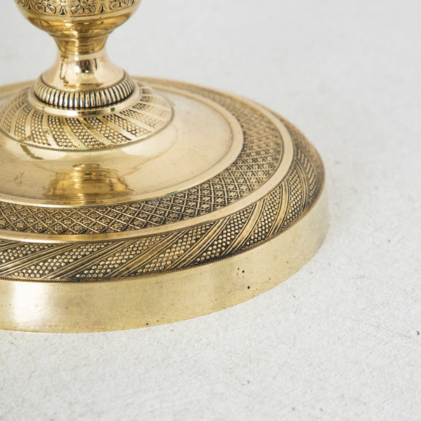 Pair of Bronze Candlesticks