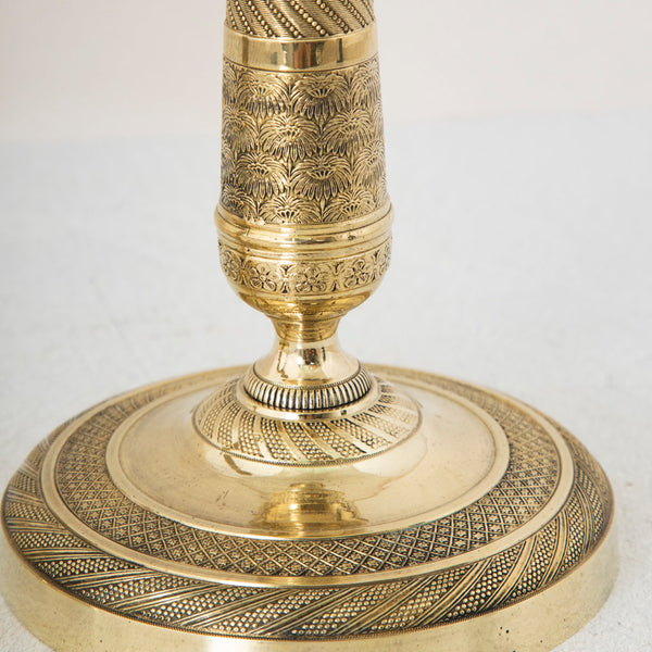 Pair of Bronze Candlesticks