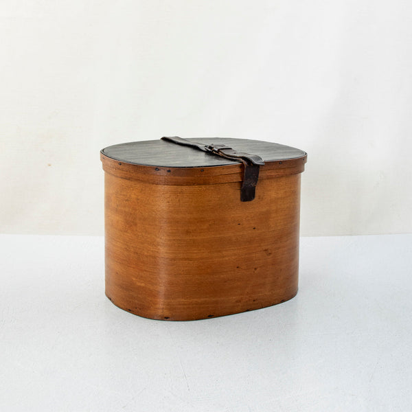 Wooden Hat Box