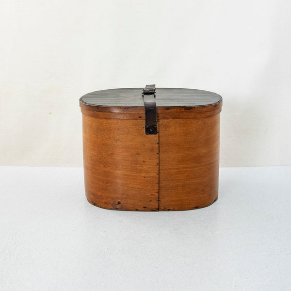 Wooden Hat Box