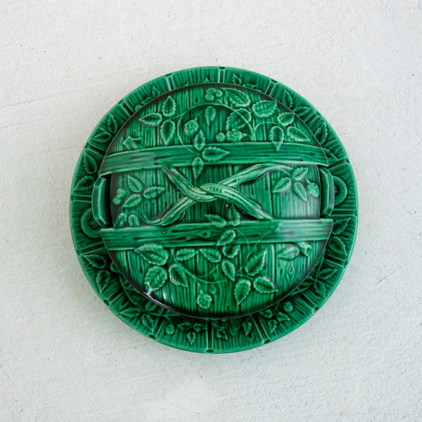 Green Majolica Dish