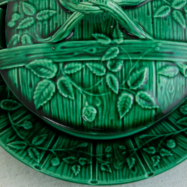 Green Majolica Dish