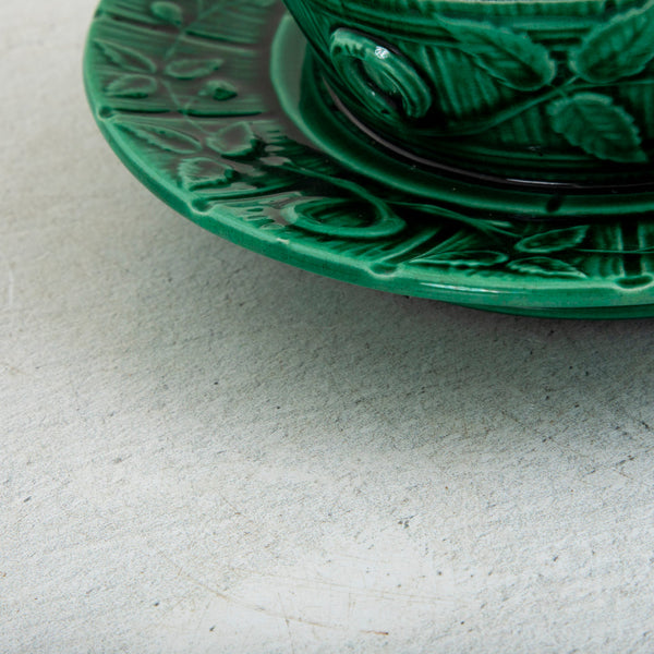 Green Majolica Dish