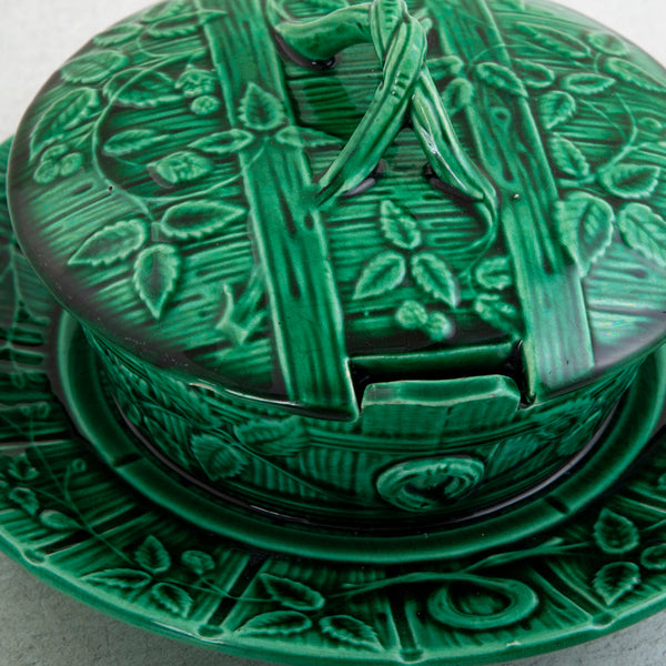 Green Majolica Dish