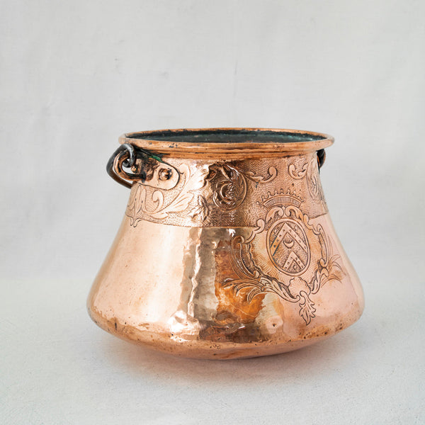 Copper Repousse Bucket