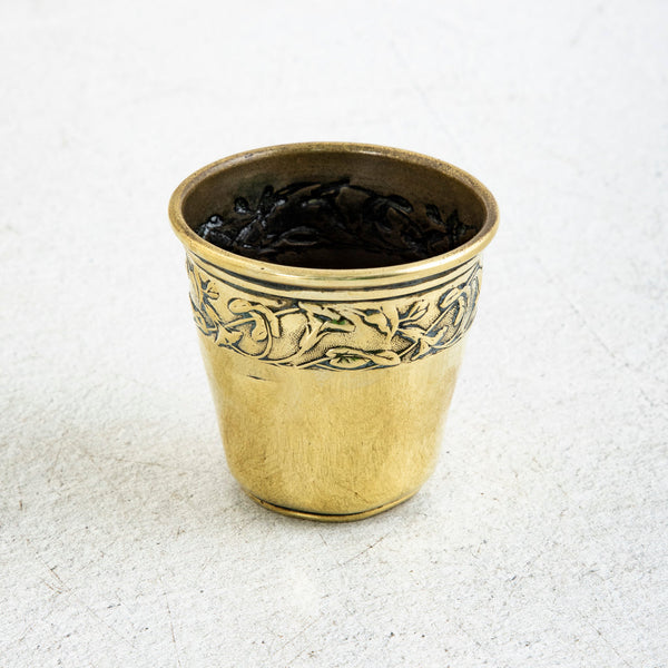 Petite Brass Cachepot